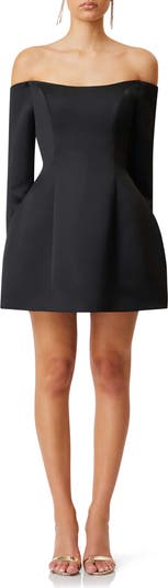 Vida Off The Shoulder Long Sleeve Cocktail Minidress