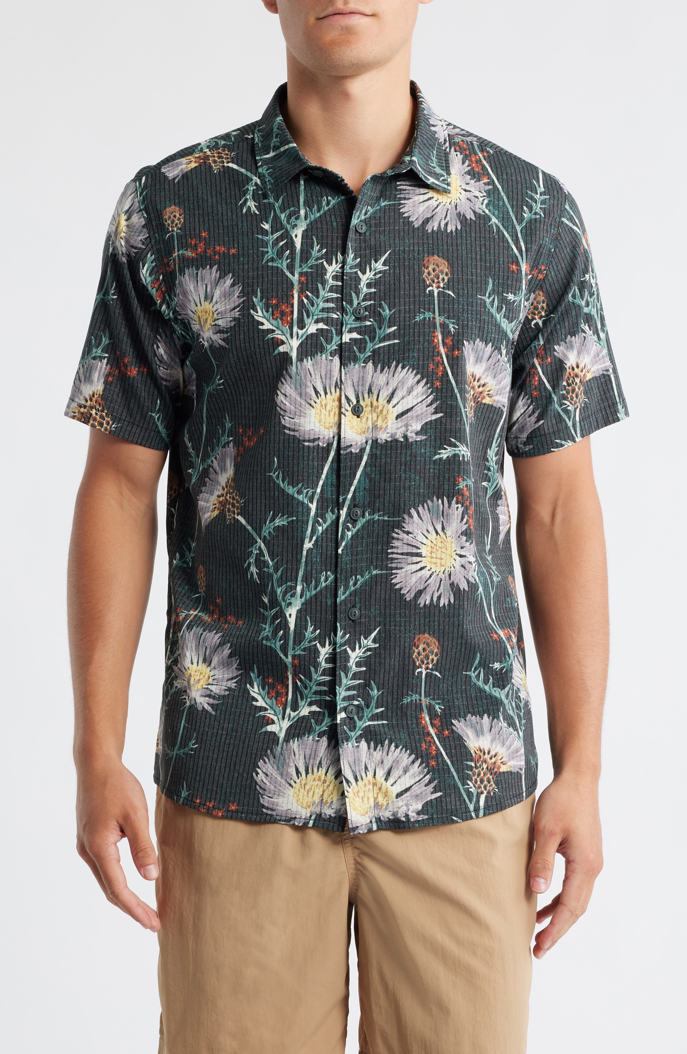 Bless Up Short Sleeve Button-Up Shirt - image 3