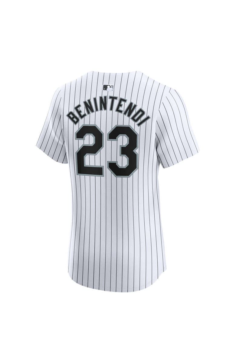 Nike Men's Nike Andrew Benintendi White Chicago White Sox Home Elite Player Jersey, Alternate, color, 