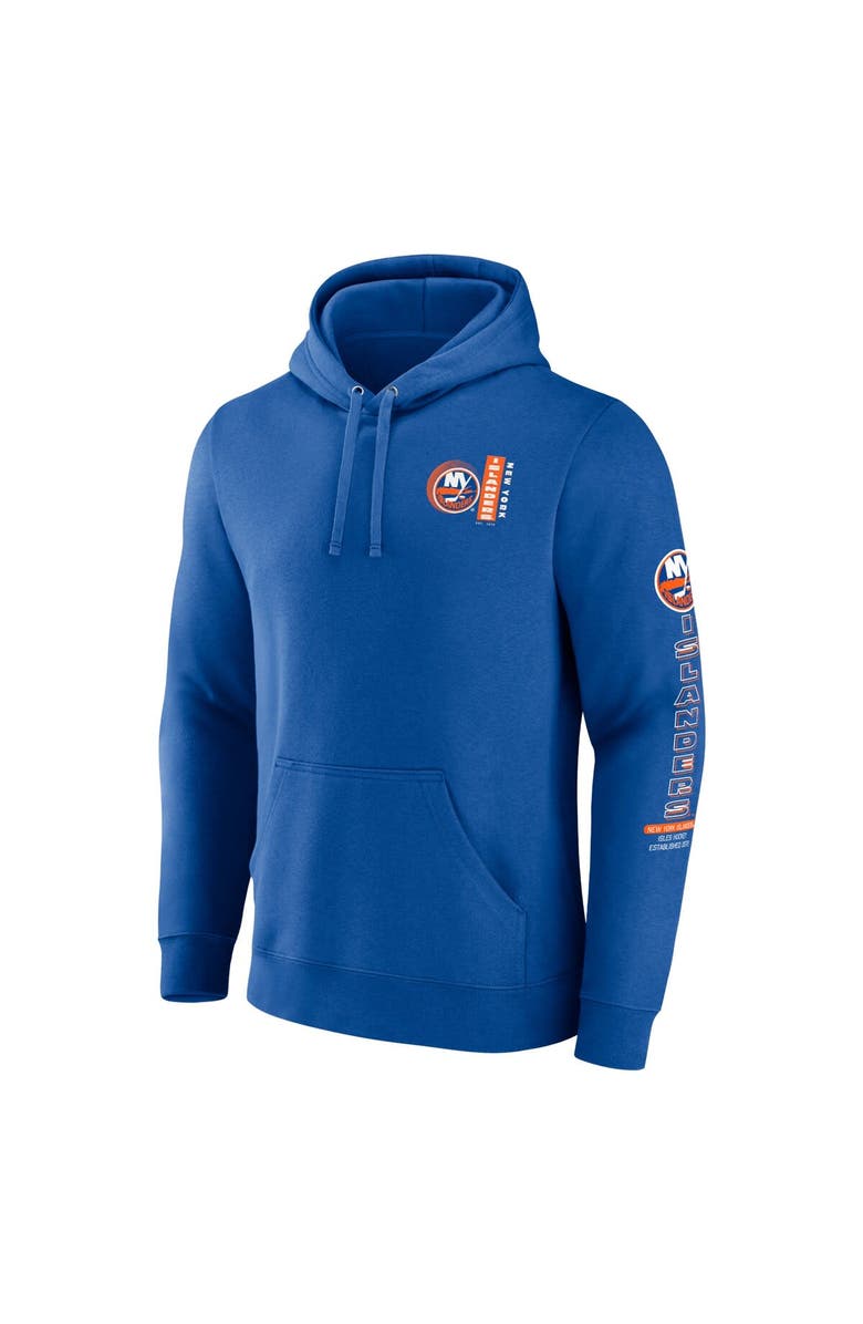 FANATICS Men's Fanatics Royal New York Islanders Revolution Pullover Hoodie, Alternate, color, Royal