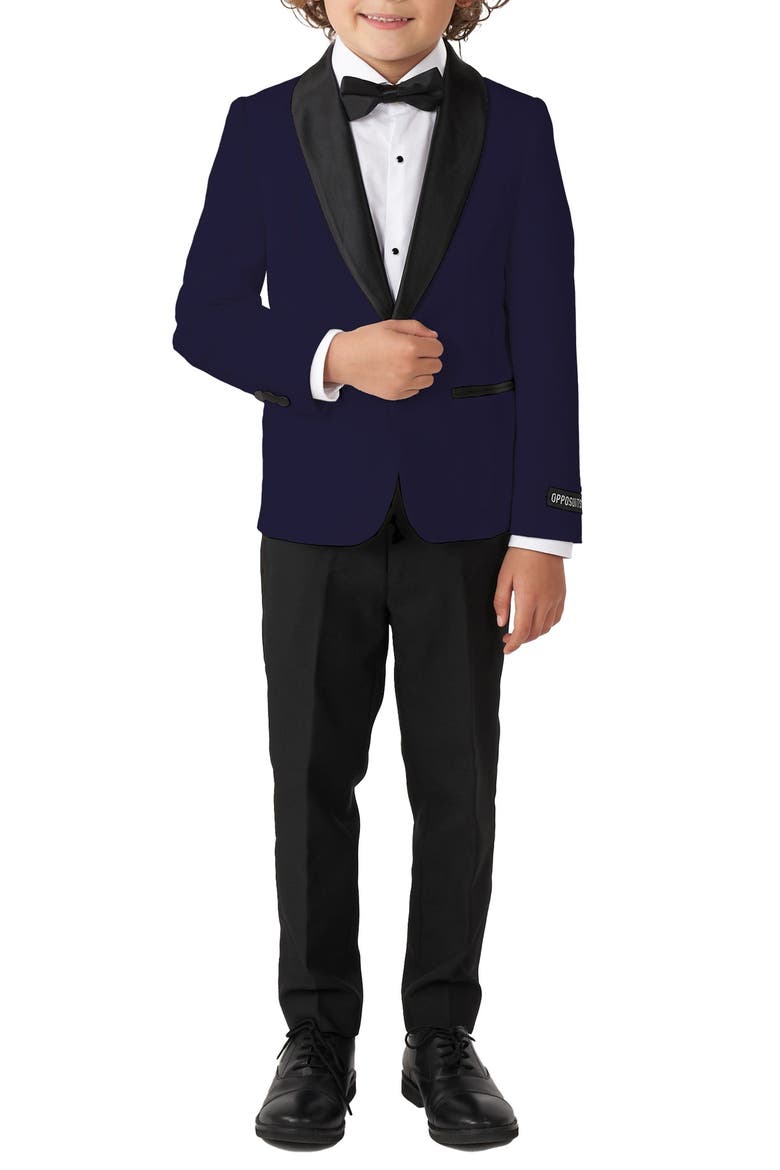 Kids' Midnight Blue Tuxedo, Main, color, NAVY