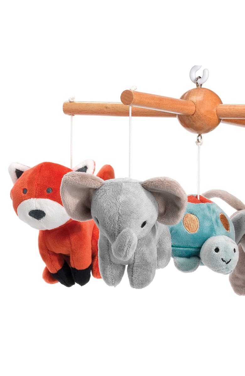 Lambs & Ivy Wild Life Musical Baby Nursery Crib Mobile - Protect the Animals, Alternate, color, Multicolor