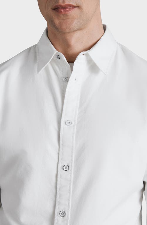 Rag & Bone Icons Zac 365 Slim-fit Cotton-poplin Shirt In Wht