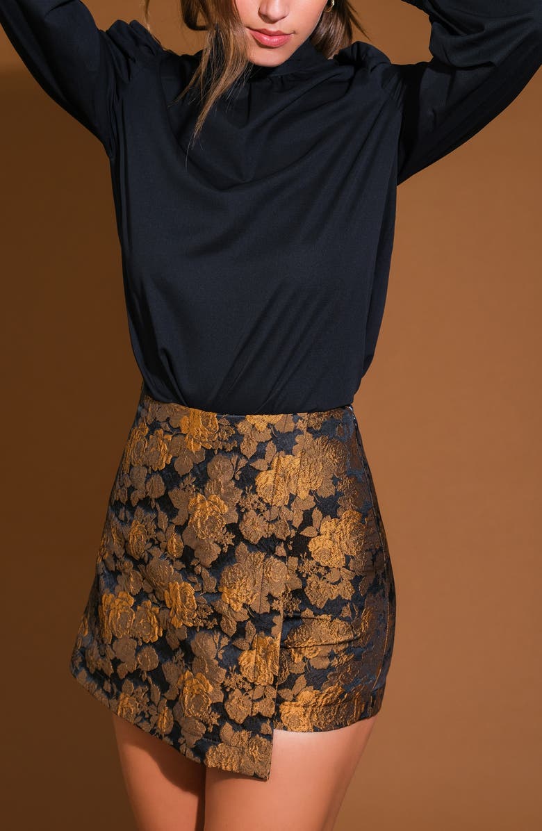 FLYING TOMATO Woven Tie Back Top, Alternate, color, Black