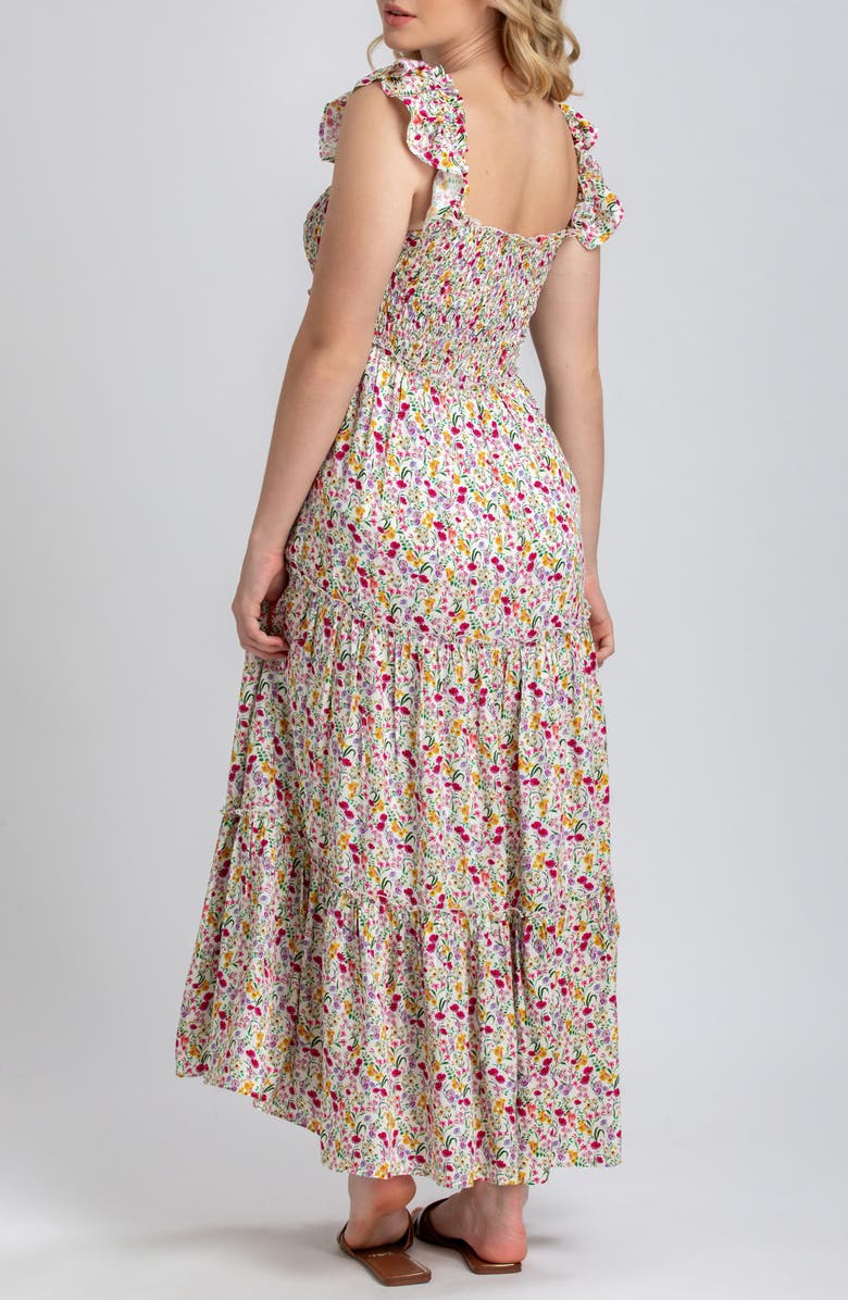 PIETRO BRUNELLI MATERNITY Chloe Floral Tiered Maternity Maxi Dress, Alternate, color,
