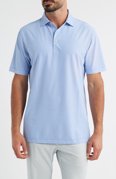 Taza Geo Print Performance Piqué Polo