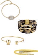 Adornia 4-Piece Bracelet Set
