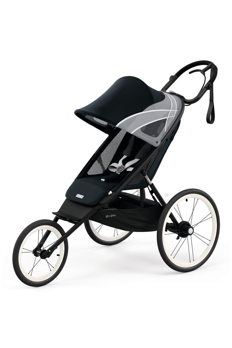 AVI Jogging Stroller, Main, color, BLACK