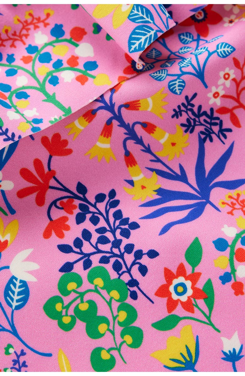 Mini Boden Kids' Lila Ruffle One-Piece Swimsuit, Alternate, color, Meadowsweet Pink Garden Floral