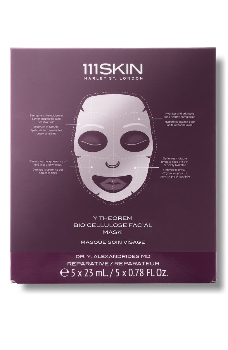 111SKIN Y Theorem Bio Cellulose 5-Piece Facial Mask Set, Alternate, color, 