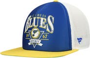 FANATICS Men's Fanatics Blue/Gold St. Louis Blues Classic Foam Adjustable Trucker Hat