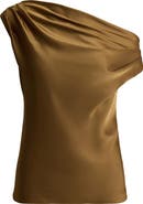 Lauren Ralph Lauren Kinthea Off the Shoulder Charmeuse Top