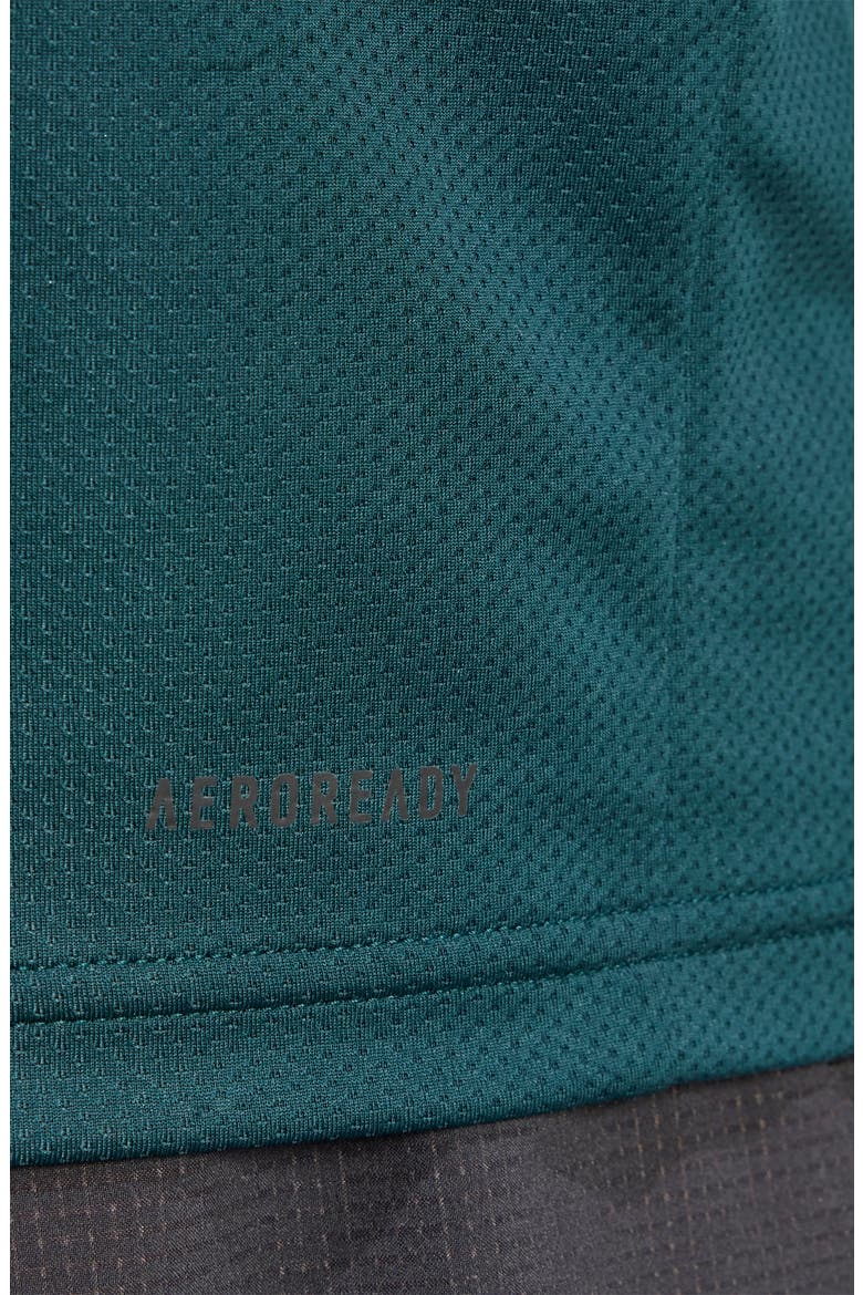 Base Training Performance T-Shirt, Alternate, color, AURORA IVY/ BLACK