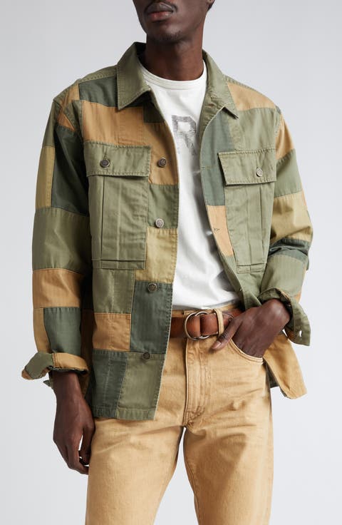 Patchwork Cotton Work Jacket