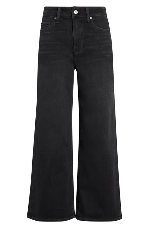 Anessa High Waist Ankle Wide Leg Jeans