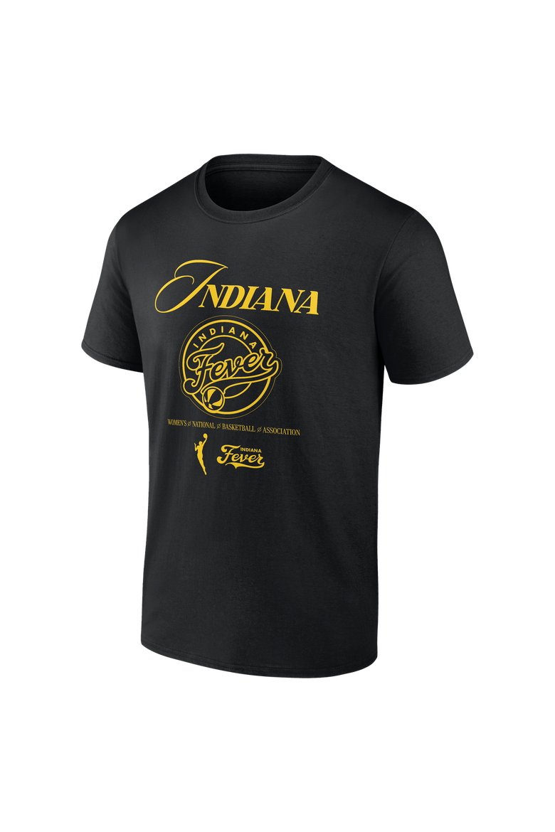 Unisex Logo Athletic Black Indiana Fever In Motion T-Shirt, Alternate, color, Black