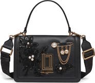 KARL LAGERFELD PARIS Simone Flap Crossbody Bag