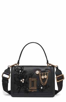 KARL LAGERFELD PARIS Simone Flap Crossbody Bag