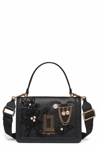 KARL LAGERFELD PARIS Simone Flap Crossbody Bag