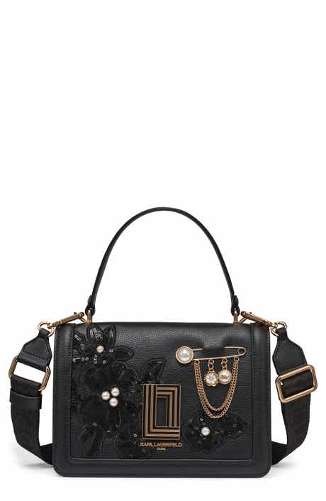 KARL LAGERFELD PARIS Simone Flap Crossbody Bag