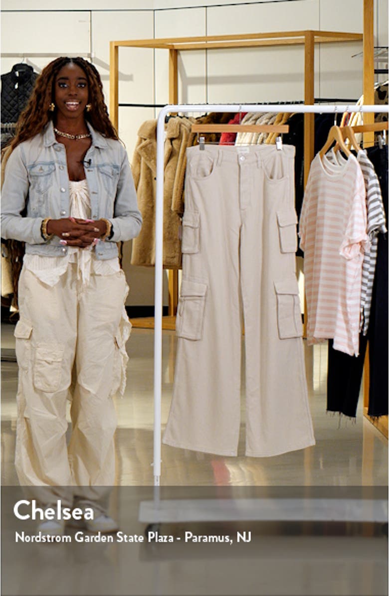 The Carly Cargo Wide Leg Jeans, sales video thumbnail