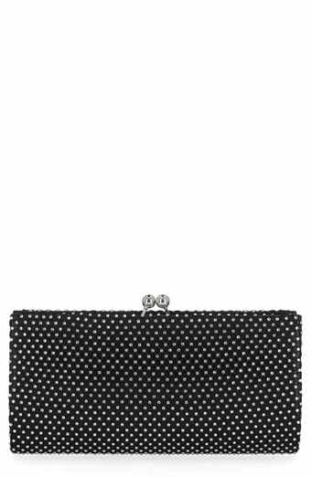 Jessica McClintock Jean Crystal Embellished Clutch