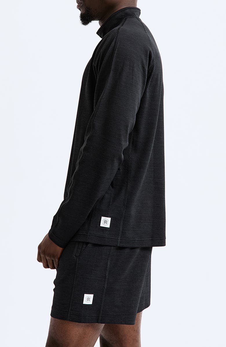 Reigning Champ Solotex<sup>®</sup> Mesh Tiebreak Quarter Zip Top, Alternate, color, 