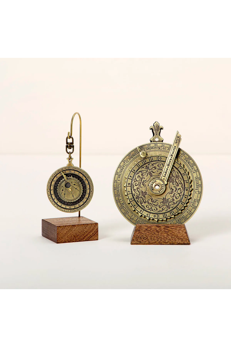 Desktop Celestial Tide Dial by Hemisferium. Instrumentos Cientificos Antiguos, S. L, Alternate, color, Gold