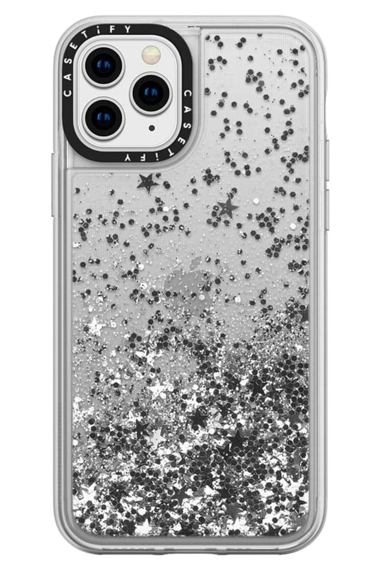 Glitter iPhone 11/11 Pro/11 Pro Max Case, Main, color, SILVER