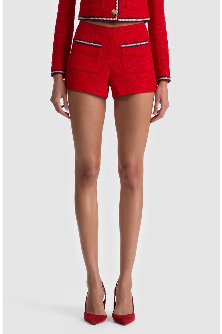 Troy Tweed Shorts, Main, color, CHILI PEPPER