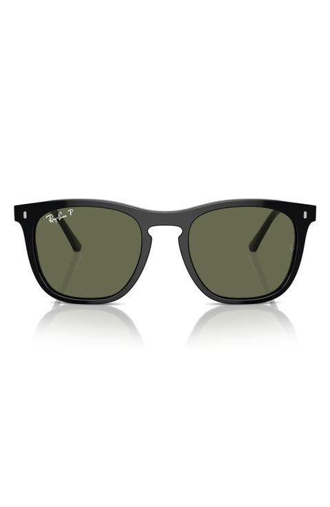 53mm Polarized Square Sunglasses