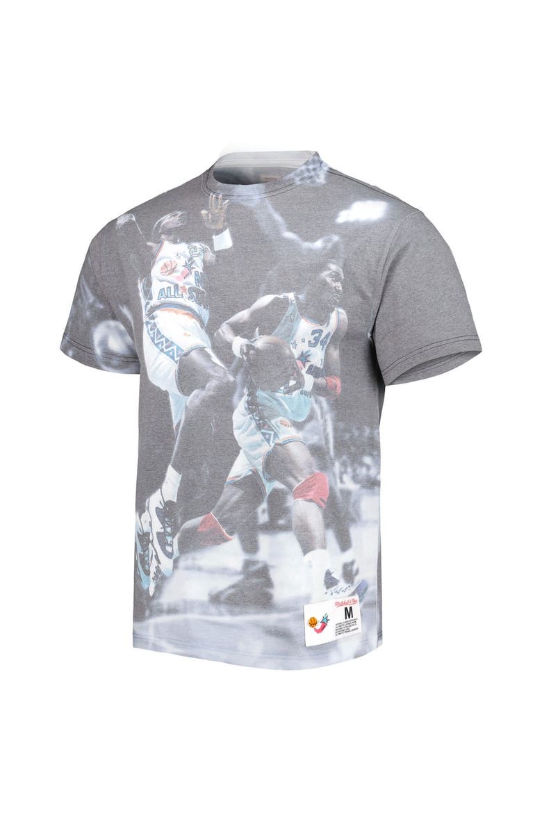 Men's Mitchell & Ness Houston Rockets Above the Rim Graphic T-Shirt, Alternate, color, White