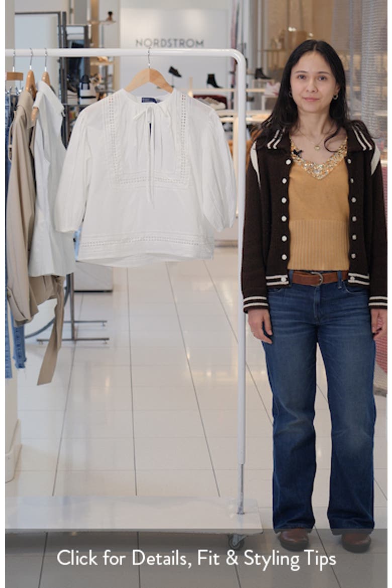 Lace Tie Cotton Shirt video