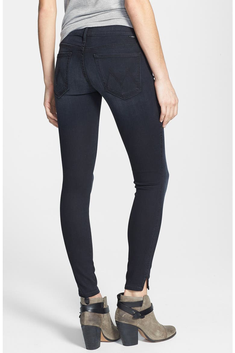'Vamp' Ankle Slit Skinny Jeans, Alternate, color, FASHIONABLY LATE