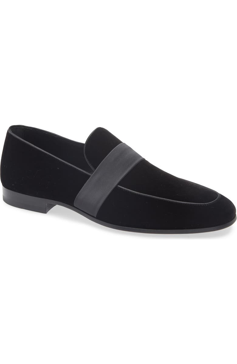 Magnanni Javi Velvet Loafer, Main, color,