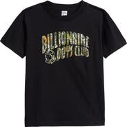 Billionaire Boys Club Kids' Camo Curve Logo Graphic T-Shirt