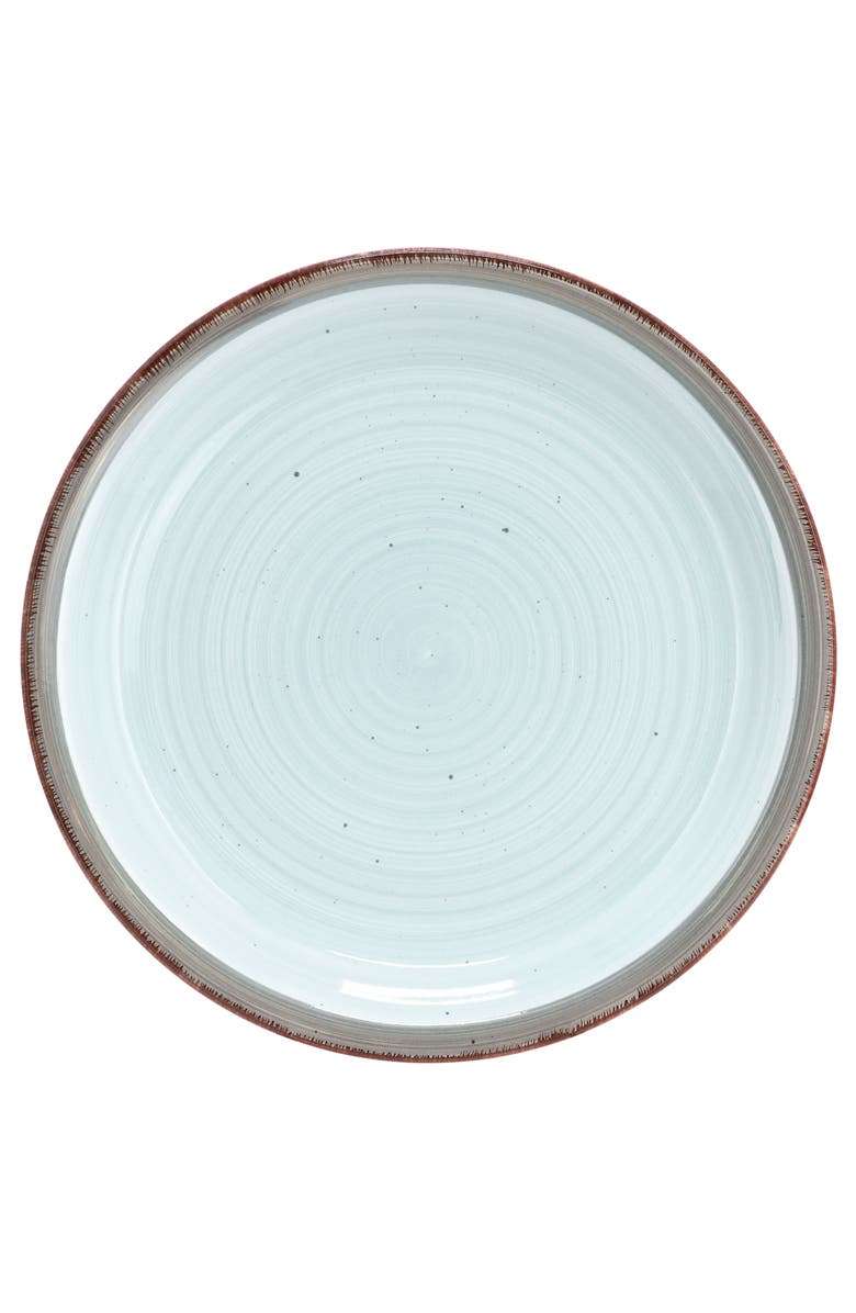 Gibson Home Holcomb 12 Piece Ceramic Dinnerware Set, Alternate, color, Blue