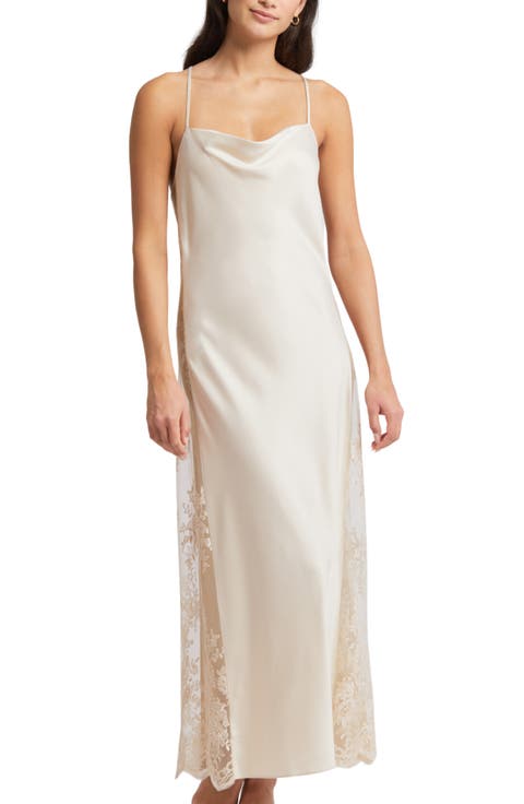 Darling Satin & Lace Nightgown