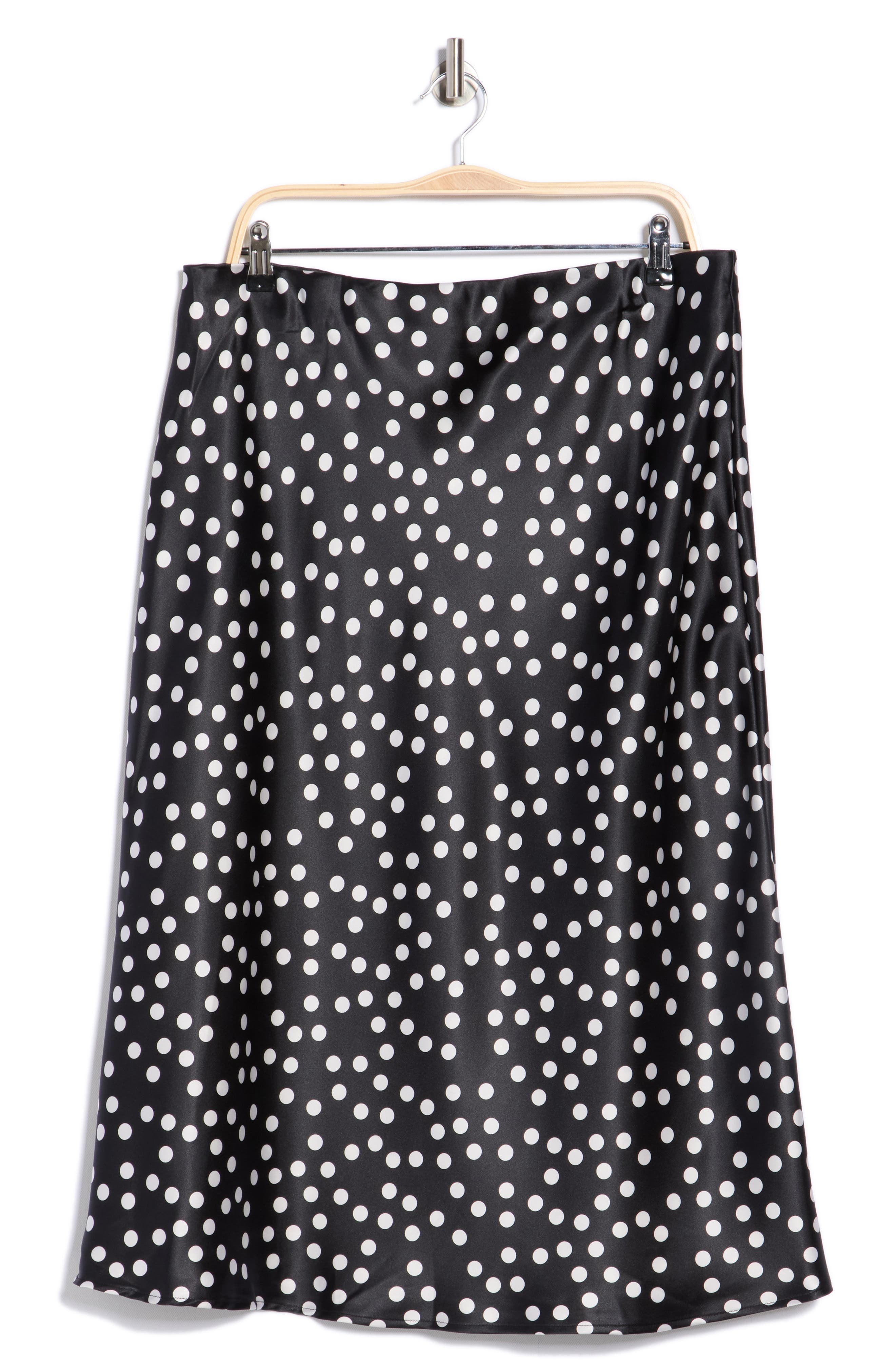 Renee C Polka Dot Print Maxi Skirt