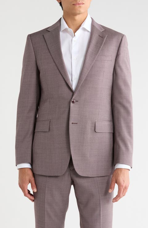 Stretch Wool Blend Suit Jacket