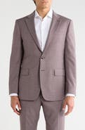 Original Penguin Stretch Wool Blend Suit Jacket