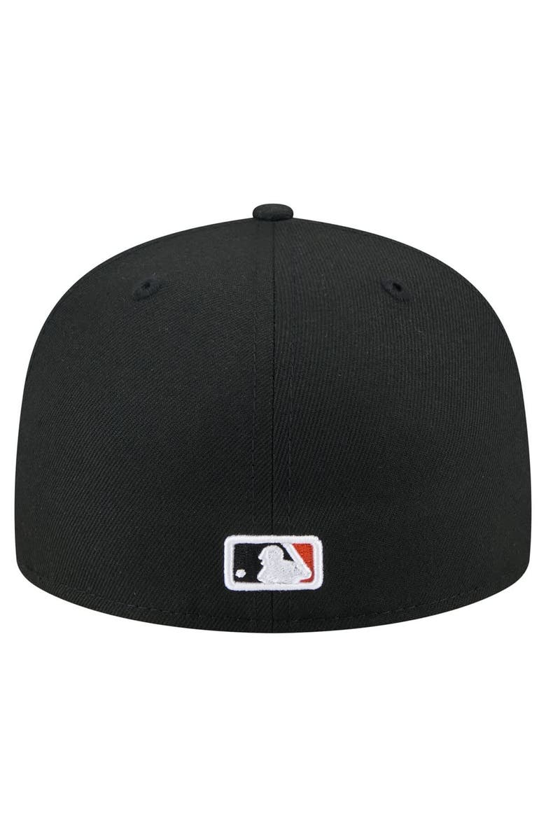 New Era Men's New Era Black San Francisco Giants Yarn Stitch 59FIFTY Fitted Hat, Alternate, color, Black