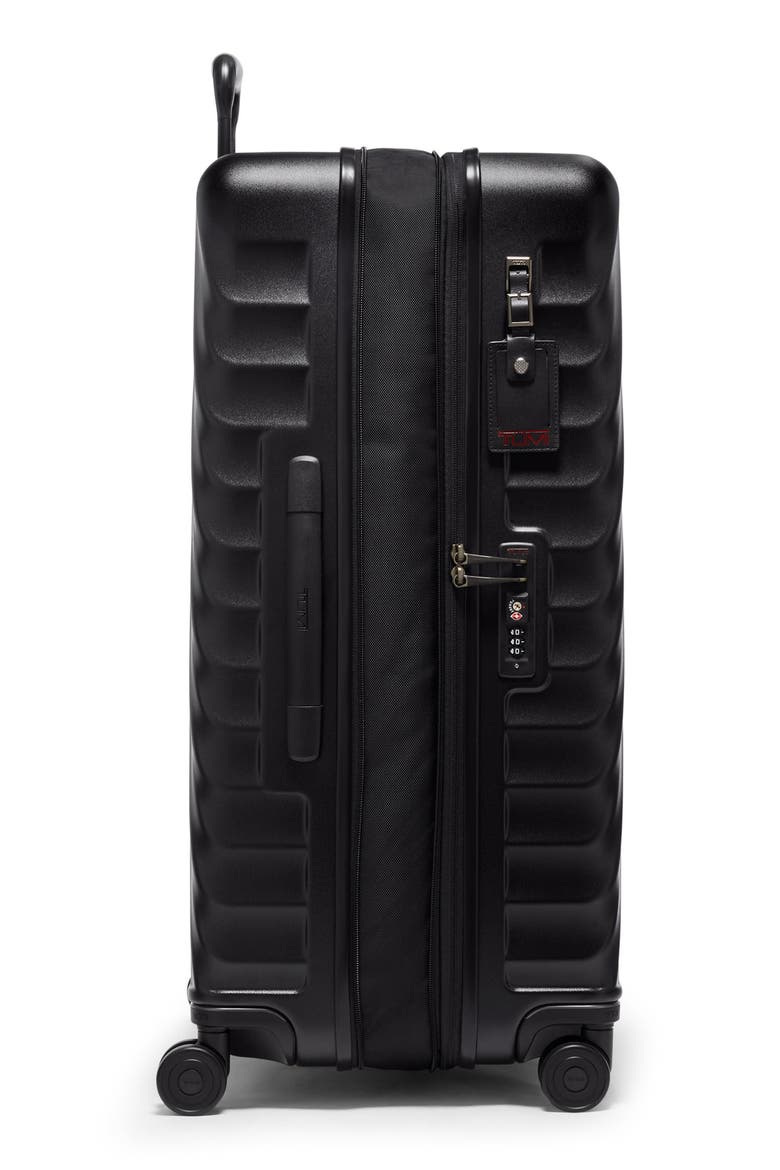 19 Degree Large Expandable Checked Luggage, Alternate, color, BLACK TEXTURE