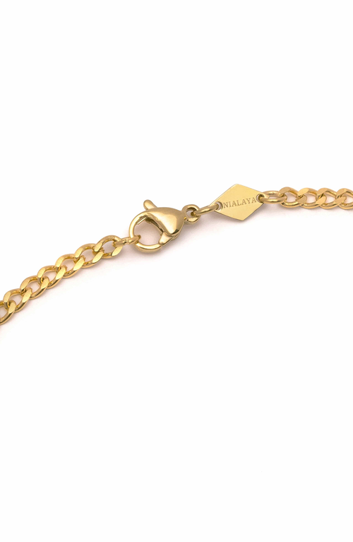 Nialaya Cuban Link Chain Necklace In Gold