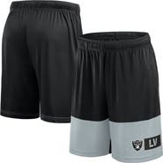 FANATICS Men's Fanatics Black/Silver Las Vegas Raiders Big & Tall Best of the Best Performance Shorts