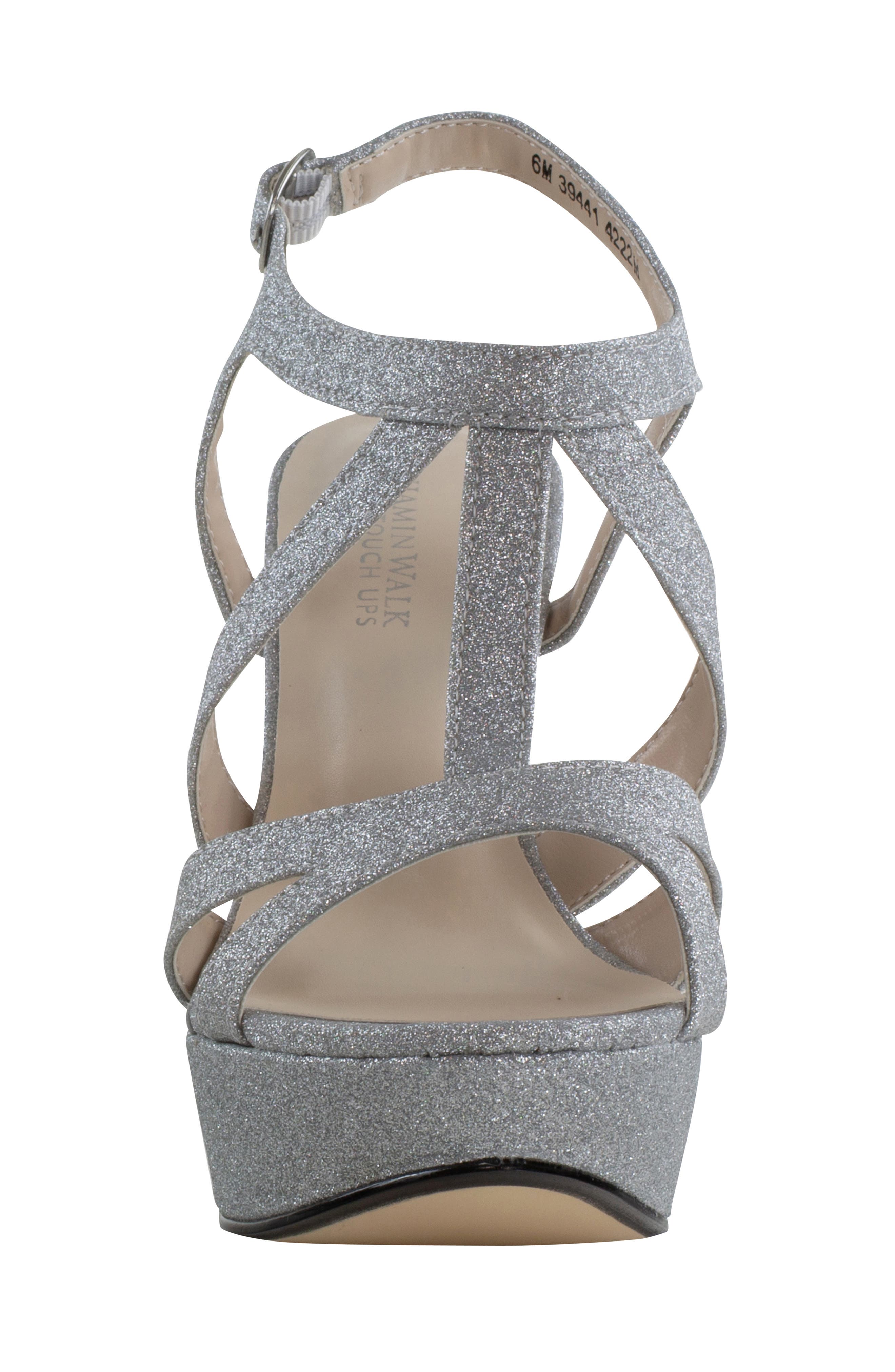 Touch Ups Marley Platform Sandal, Alternate, color, Silver