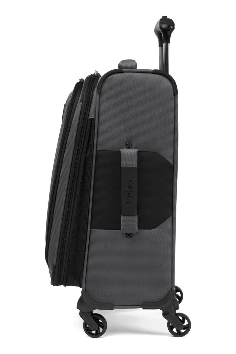 Pilot Air 2 21-Inch Expandable Carry-On Spinner Luggage, Alternate, color, GREY/ BLACK