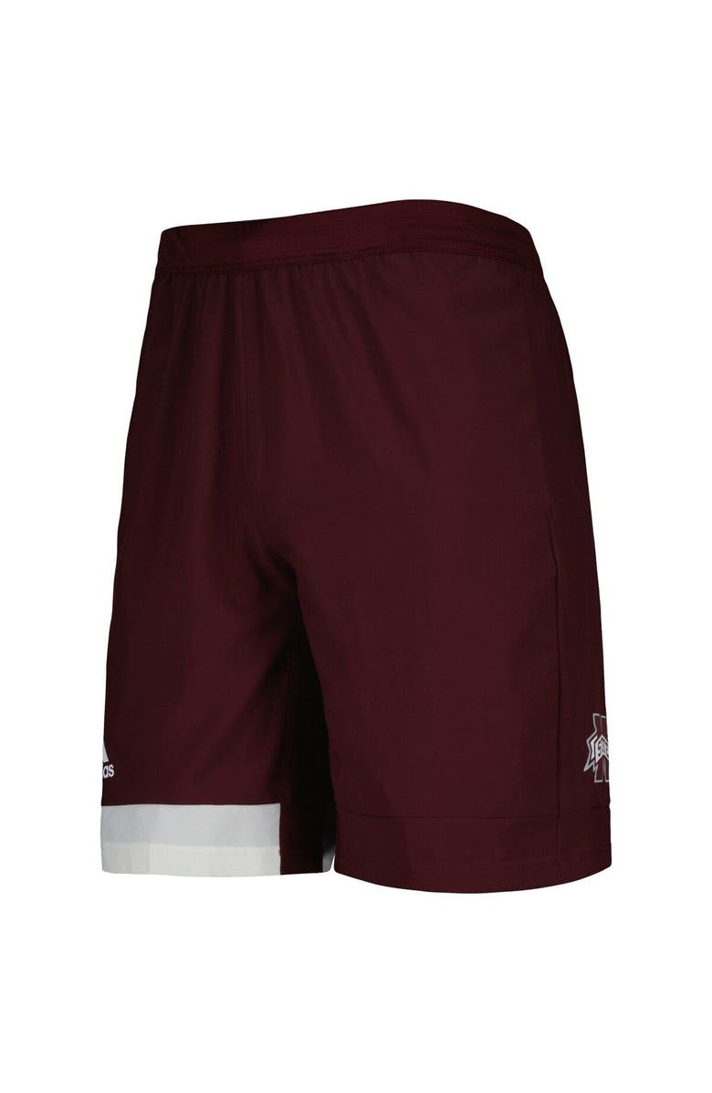 adidas Men's adidas Maroon Mississippi State Bulldogs AEROREADY Training Shorts, Alternate, color, Maroon