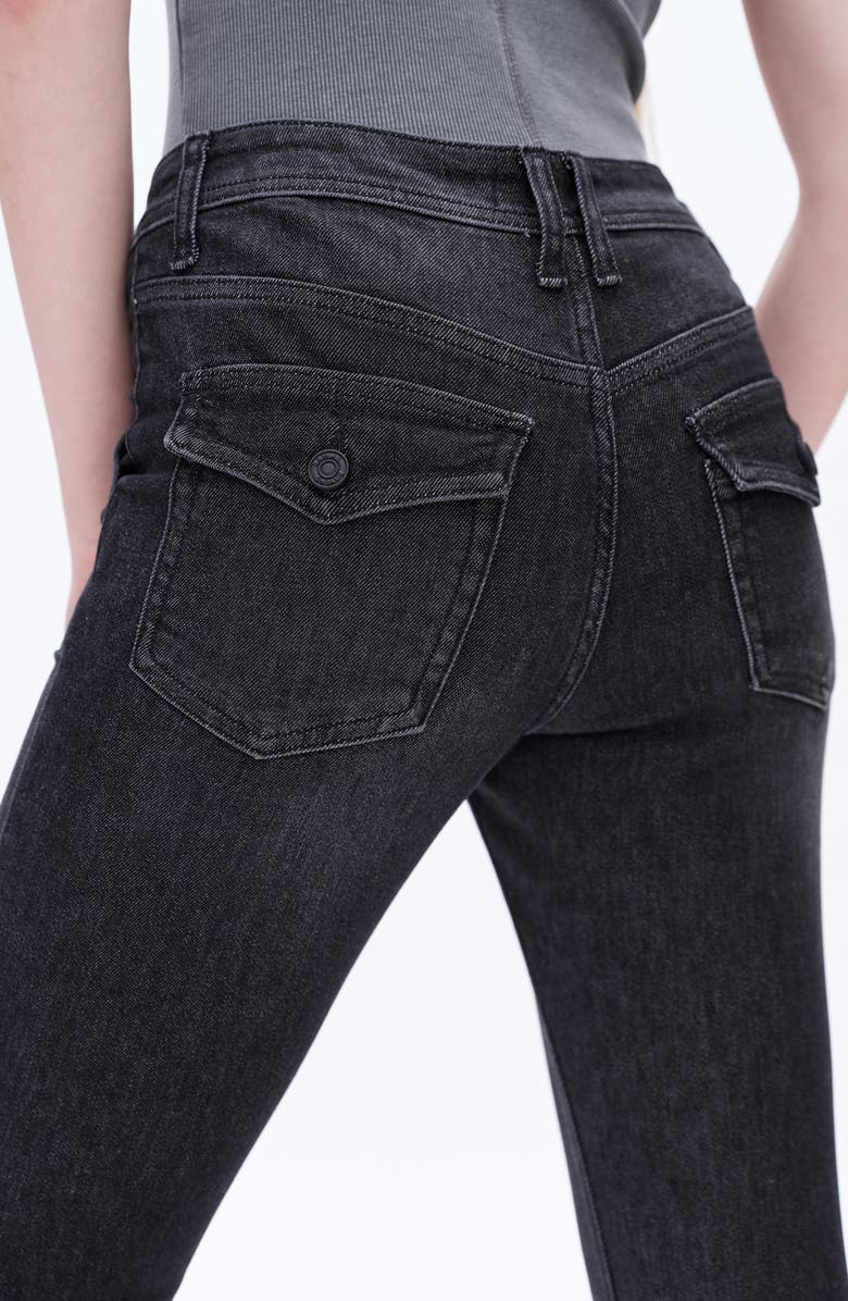 Bayeas Jess Low Rise Flare Jeans, Alternate, color, Black