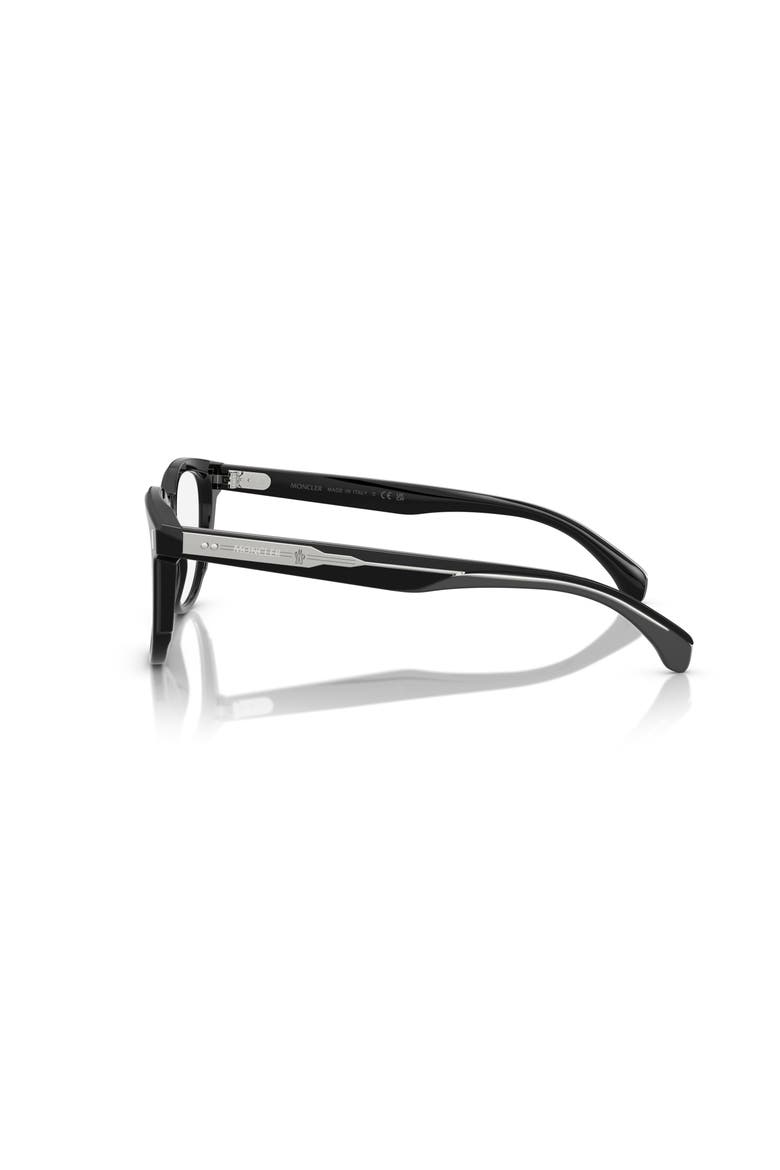 52mm Square optical glasses, Alternate, color, Black